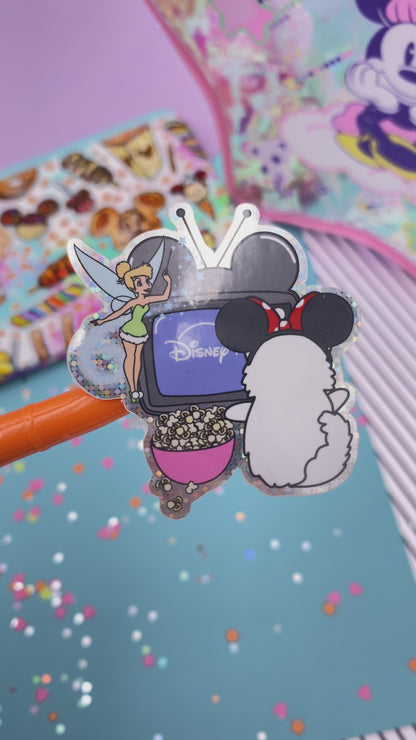 Magical TV - Vinyl Die Cut Sticker - Snowball The Cat
