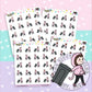 Trash Day Planner Stickers - The Kitty Cat Club