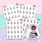 Washi Roll Stack Planner Stickers - The Kitty Cat Club