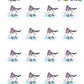 Ice Skating Planner Stickers - Boo and Lunar - [1121]