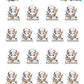 Bake Cookies Stickers - Pumpkin The Cat - [1133]