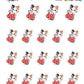 Holiday Peppermint Mocha Drink Planner Stickers - Pumpkin The Cat - [1136]