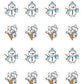 Snowman Treats Planner Stickers - Snowball The Cat - [1145]