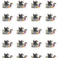 Halloween Planning With Stickers Planner Stickers - Monty The Bat - [1151]