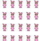 Pink Bunny Suit Planner Stickers - Mocha The Sloth [1155]