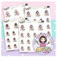 Bake Cookies Planner Stickers - The Kitty Cat Club