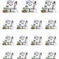 Winter Planning Planner Stickers - Coconut the Puppy [1214]