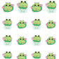 Hanging Around The Pond Planner Stickers - Nini Frog [1251]