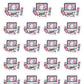 Candy Desktop Planner Stickers - Icon Stickers - Dottie - [1252]