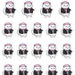 Prison Mike Planner Stickers - Snowball The Cat - [1274]