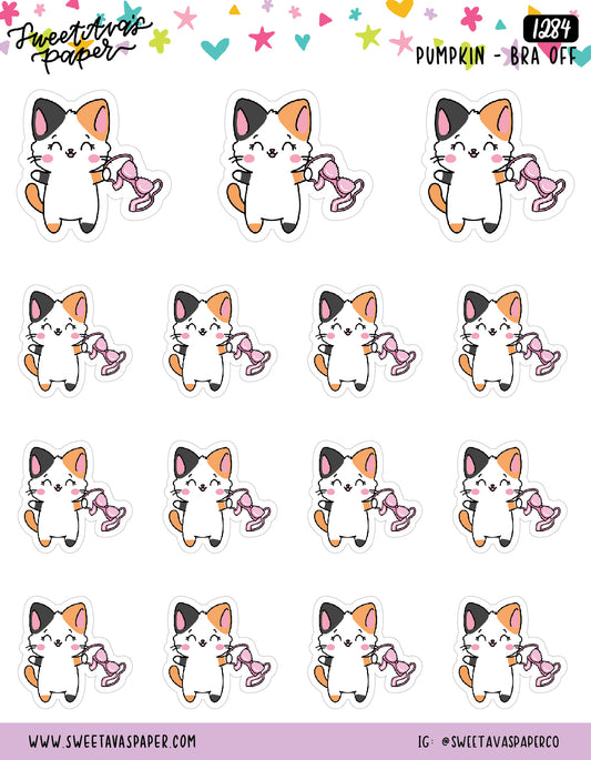 Bra Off Planner Stickers - Pumpkin [1284]