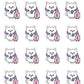 Dog Travel - Icon Stickers - Coconut The Puppy - [1300]
