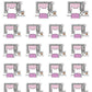 Designing Planner Stickers - Coconut [1304]