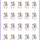 Dog Filter Stickers - Snowball The Cat - [130]