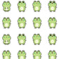 Positive Happy Frog Planner Stickers - Nini Frog - [1425]