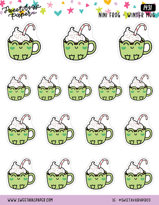 Nini Frog Winter Mug - Nini The Frog - [1431]