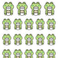 Hot Coffee Planner Stickers - Nini Frog - [1438]