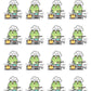 Cooking Planner Stickers - Nini Frog - [1441]
