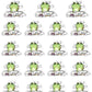 Paperwork Planner Stickers - Work Planner Stickers - Character Planner Stickers - Nini Frog - [1442]