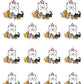 Cat Love Planner Stickers - Snowball The Cat - [1463]