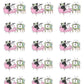 Medium Size - Holiday Movies Planner Stickers - Boo and Lunar and Monty The Bat -  [1465]
