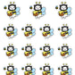 Honey Bee - Summer Planner Stickers - Snowball The Cat [1469]