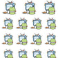 Nini Watching Holiday Movies - Nini The Frog - [1470]
