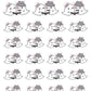 Date Night Planner Stickers - Boo And Lunar [1484]