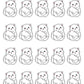 Breastfeeding Planner Stickers - Snowball The Cat [1498]