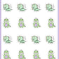 Dinosaur Stickers - Snowball The Cat - [149]