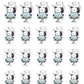 Haircut Planner Stickers - Snowball The Cat [1507]