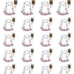 Coffee Drip IV Planner Stickers - Snowball The Cat - [1508]