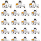 Mom Life Work From Home Planner Stickers - Snowball The Cat [1518]