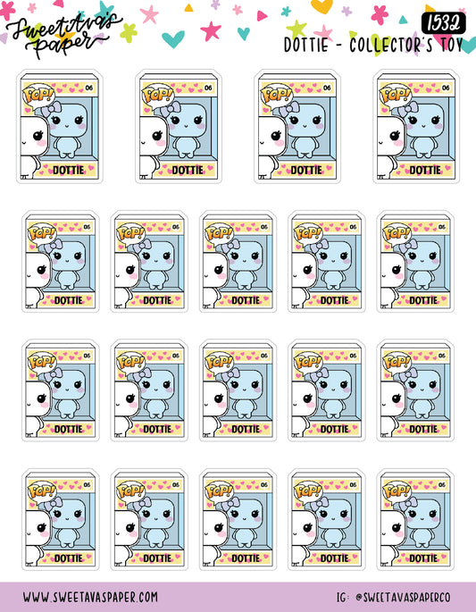 Dottie Toy Figure Planner Stickers - Dottie The Sugar Bug - [1532]