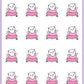 Ballet Stickers - Snowball The Cat - [160]