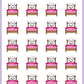 Read In Bed Stickers - Snowball The Cat - [167]