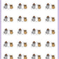 ICON SIZE - Vist Grandparents Stickers - Snowball The Cat - [170]