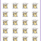 Play The Drums Stickers - Snowball The Cat - [171]