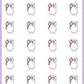 ICON SIZE - Tweeze Eyebrows Stickers - Snowball The Cat - [174]