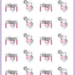 ICON SIZE - Volleyball Stickers - Snowball The Cat - [194]