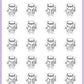 Scientist Stickers - Snowball The Cat - [196]