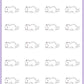 Nope Stickers - Snowball The Cat - [211]
