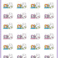 Clean Hamster Cage Stickers - Snowball The Cat - [214]