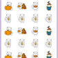 Fall Sampler Stickers - Snowball The Cat - [241]