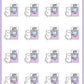 ATM Stickers - Snowball The Cat - [263]