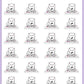 Share Planner Haul Stickers - Snowball The Cat - [268]