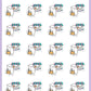 Craft Fair Stickers - Snowball The Cat - [269]