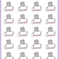 Massage Stickers - Snowball The Cat - [270]