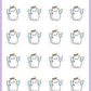 Angel Stickers - Snowball The Cat - [282]