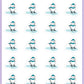 Ice Skating Stickers - Snowball The Cat - [284]